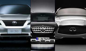 ڹ�ͺ������� �׿���˹RX350/ML350/FX35�Ա�