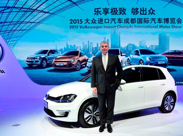 大众全新Golf GTE正式亮相成都车展