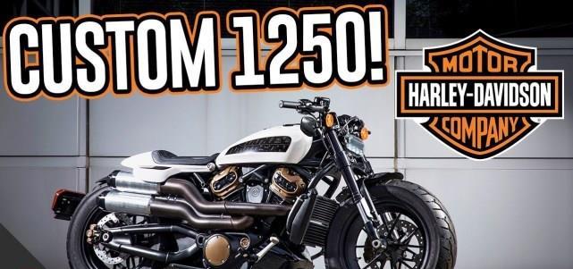 硬汉亮肌肉哈雷全新巡航车custom1250即将发布