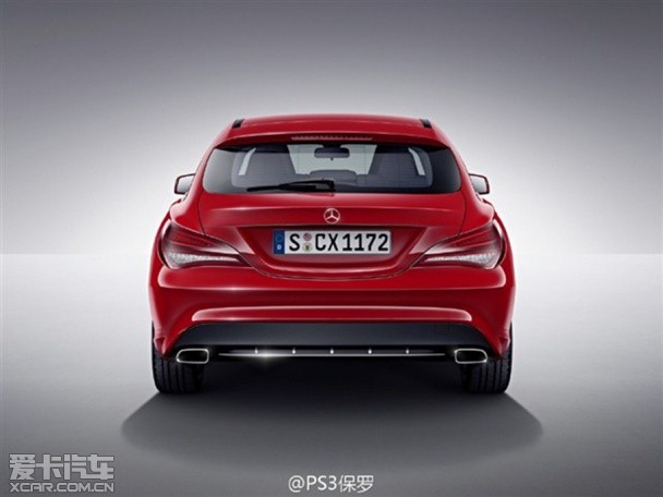 奔驰CLA猎装版官图 明年1月将正式发布
