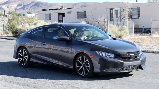 翘臀中出 思域Si Coupe谍照曝光