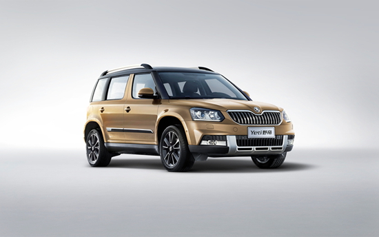 斯柯达Yeti国产亮相车展中文名野帝