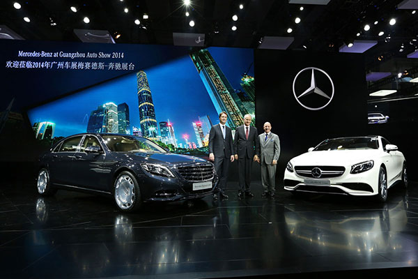 梅赛德斯-奔驰2014广州车展强阵出击