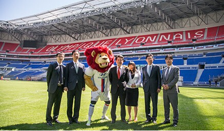 锦湖轮胎牵手法国豪门奥林匹克里昂足球俱乐部