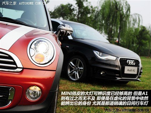 凶狠运动遇见复古可爱 奥迪A1对比MINI