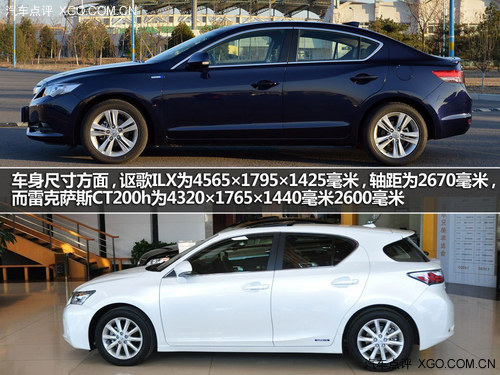 混动年轻态 讴歌ILX对比雷克萨斯CT200h