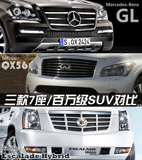 7��/����SUV�Ա� ����GL/QX56/���׵�