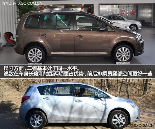 家用务实二选一 大众途安对比丰田逸致