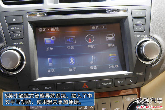 丰田 汉兰达 实拍 图解 图片