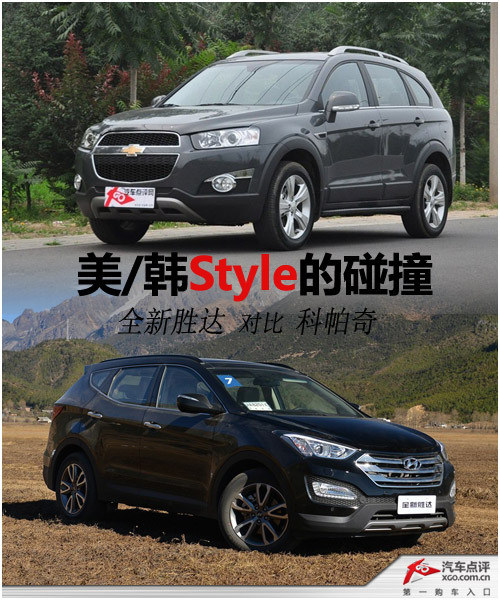 美/韩Style的碰撞 全新胜达对比科帕奇