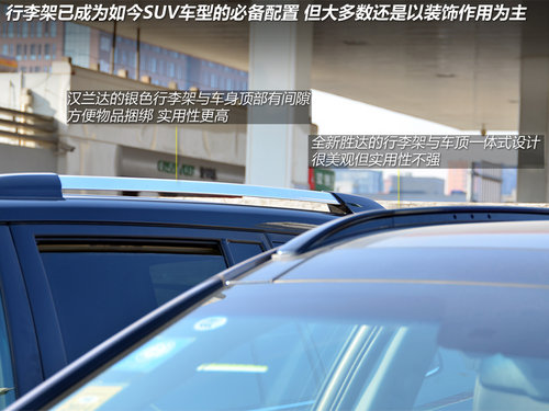 SUV-达者之争 全新胜达对比丰田汉兰达
