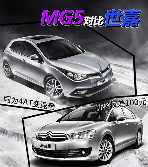ͬΪ4AT/�۸�����100Ԫ MG5�Ա�����