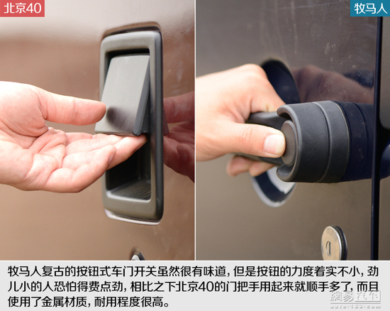向标杆学习 对比试驾北京40/Jeep牧马人