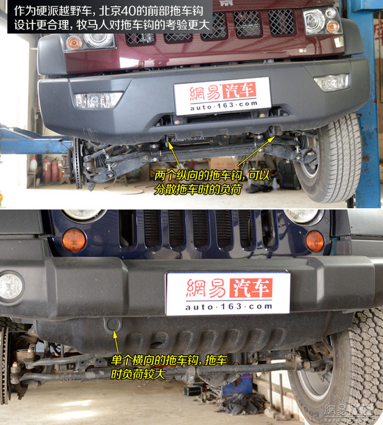 向标杆学习 对比试驾北京40/Jeep牧马人