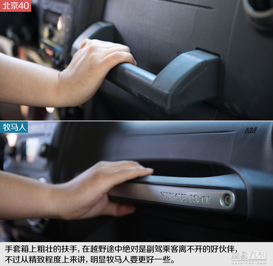 向标杆学习 对比试驾北京40/Jeep牧马人