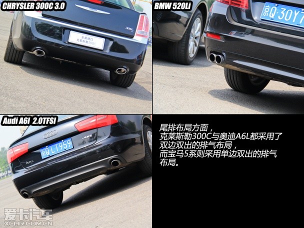 “ABC”间的竞争 300C对比A6L、5系Li “ABC”间的竞争 300C对比A6L、5系Li