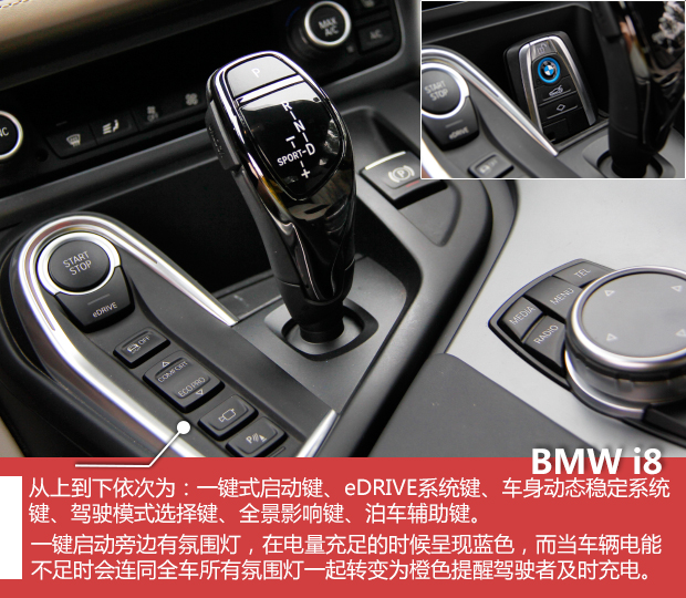 宝马全新i8实拍 创导新节能环保生活理念