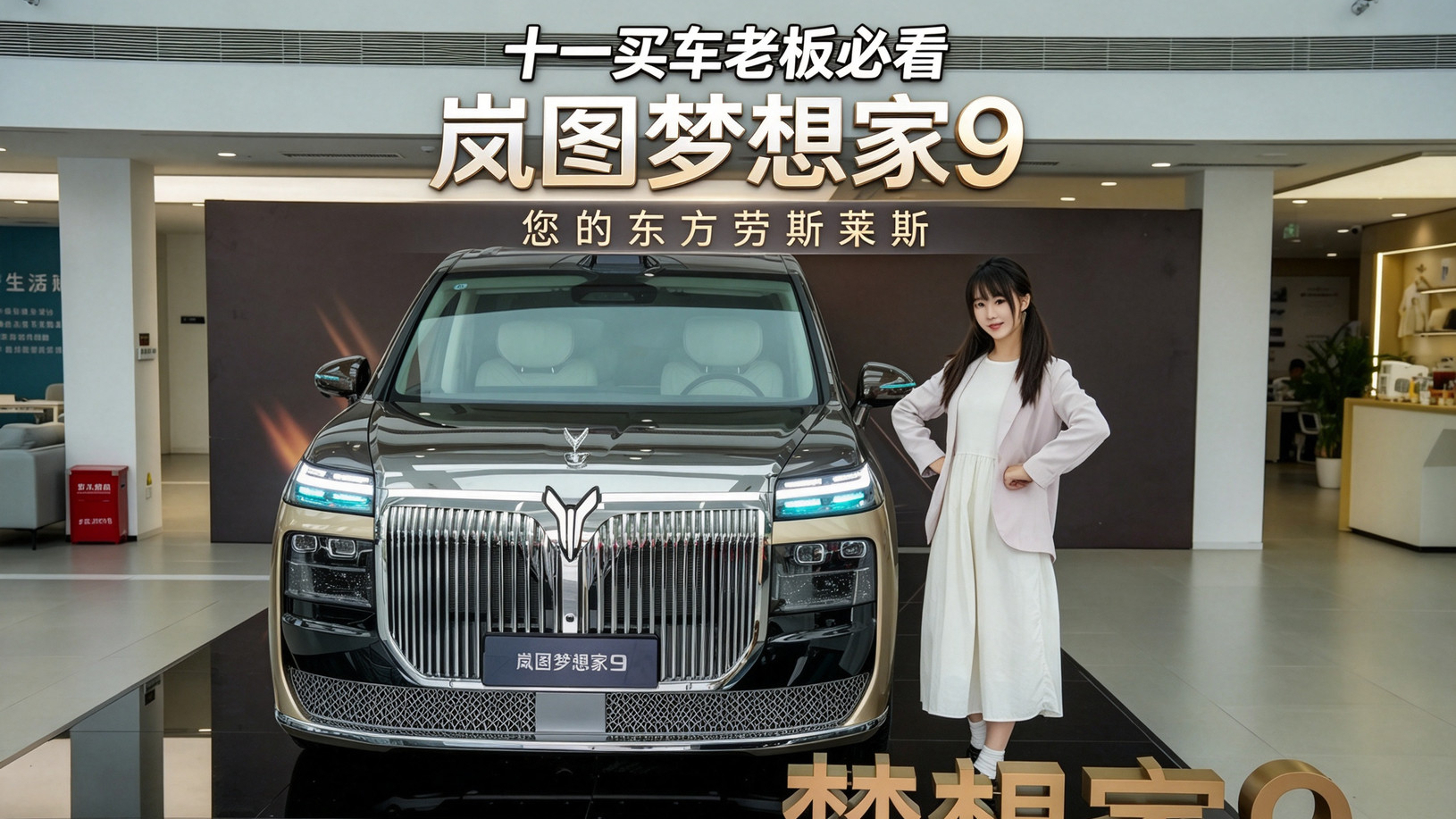十一买车必看：国庆买车就选岚图梦想家9，您的“东方劳斯莱斯”！