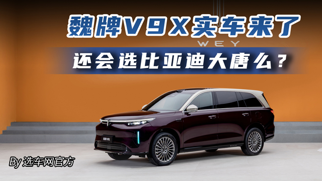 实拍魏牌V9X 贵气十足