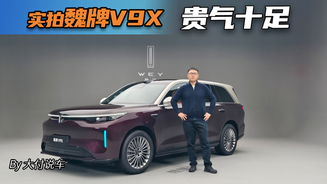实拍魏牌V9X 贵气十足