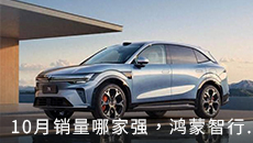 10月销量哪家强，鸿蒙智行销量创新高，但是还有高手