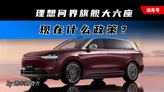 理想问界的旗舰大六座现在什么政策？