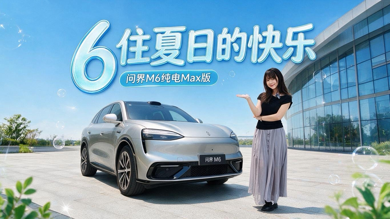 奔赴热爱，自由无界！问界M6纯电Max版为你“6”住整个夏天的快乐！
