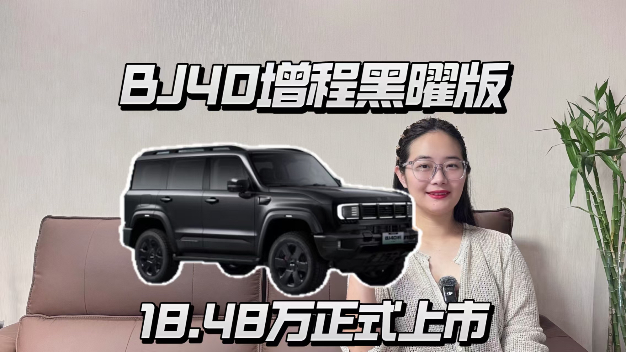 18万级唯一原厂全黑化硬派越野，BJ40黑曜版能不能打？