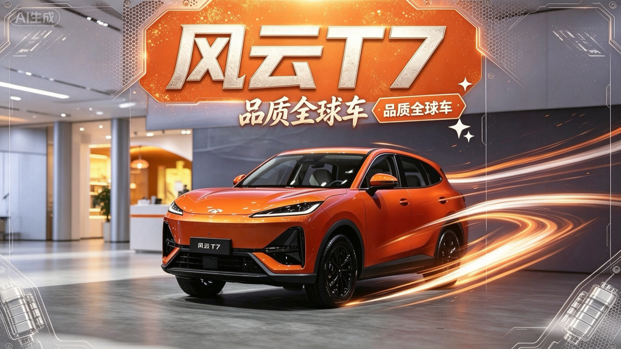 风云T7创意视频《全球车快不了一点》火出圈，这才是全球车的样子