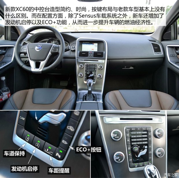 沃尔沃xc60中控台图解图片