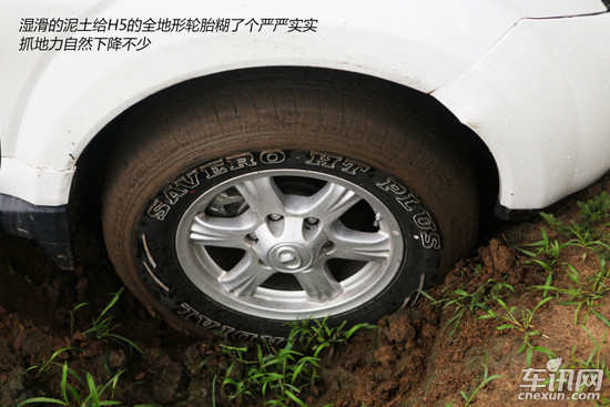 哈弗H5动态/越野测试 新动力有新表现