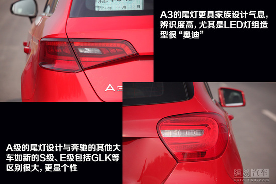 双面呛红小辣椒 对比试驾奥迪A3奔驰A级