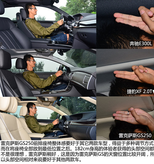国产对进口 北京奔驰E300L对比XF/GS250