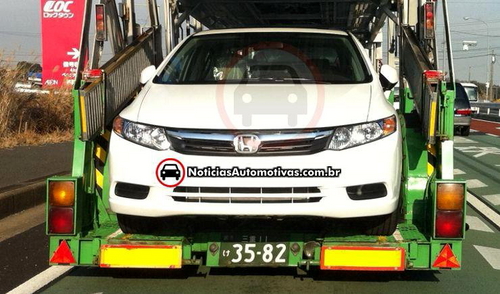 增加2.4L车型 新Civic量产版谍照曝光
