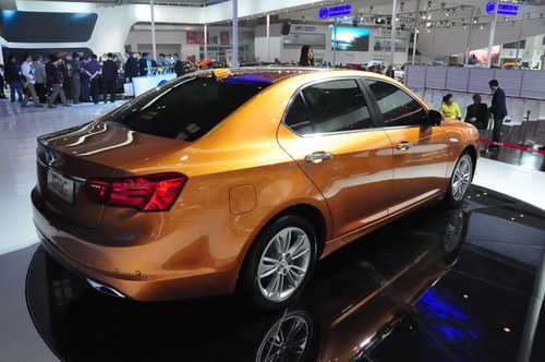 2012北京车展 北汽中高级车C70G首发