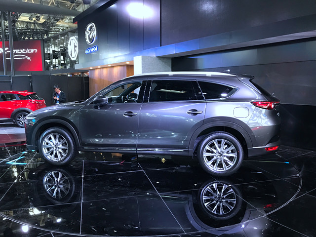 海外版马自达cx8亮相北京车展