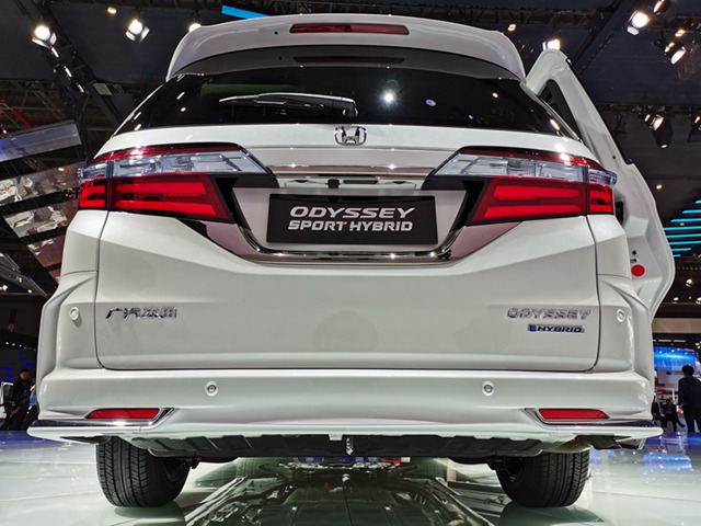 本田奥德赛混动版上海车展实拍