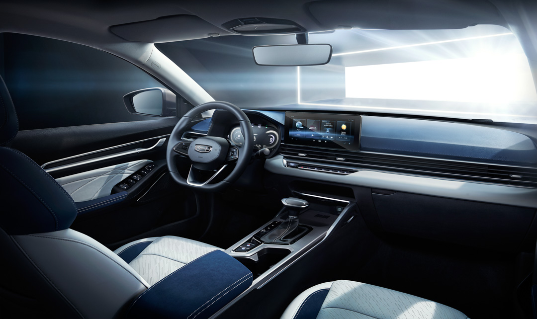 宽体低趴设计第四代吉利帝豪官图发布