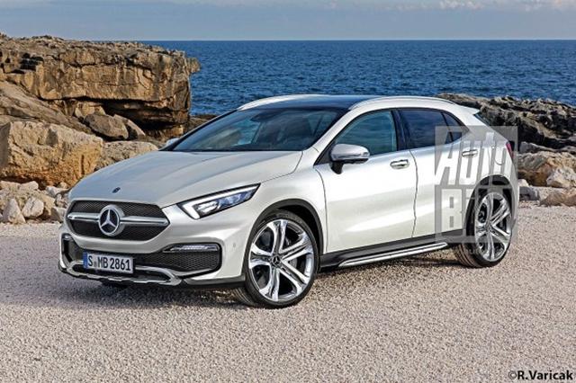 全新一代奔驰GLA效果图曝光 造型更具个性